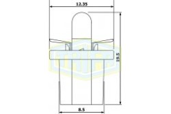 TRI ΛΑΜΠΑ LED 24V ΛΕΥΚΟ